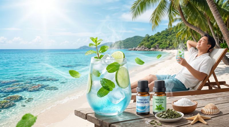 Bí quyết kết hợp Hương Biển và Hương Bạc Hà xua tan cái nóng mùa hè