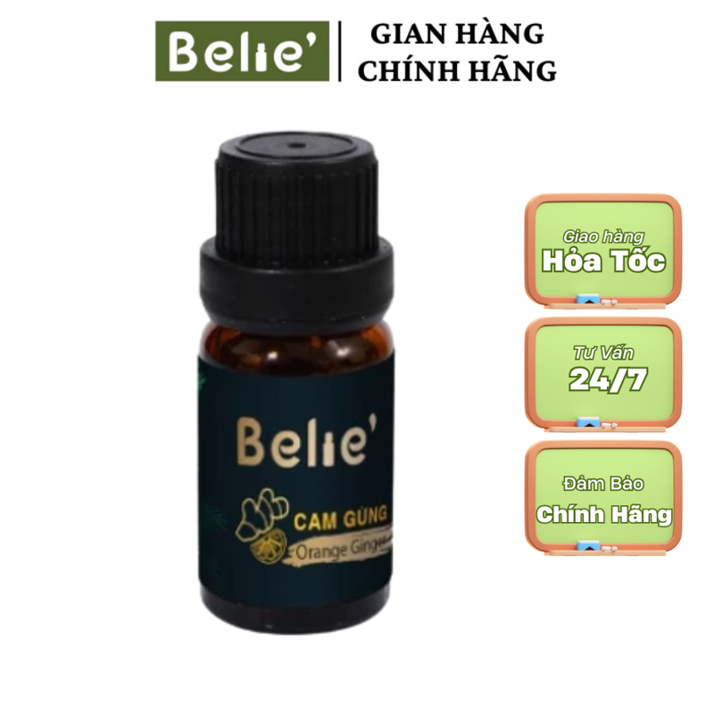 Tinh dầu Cam Gừng Belie nguyên chất