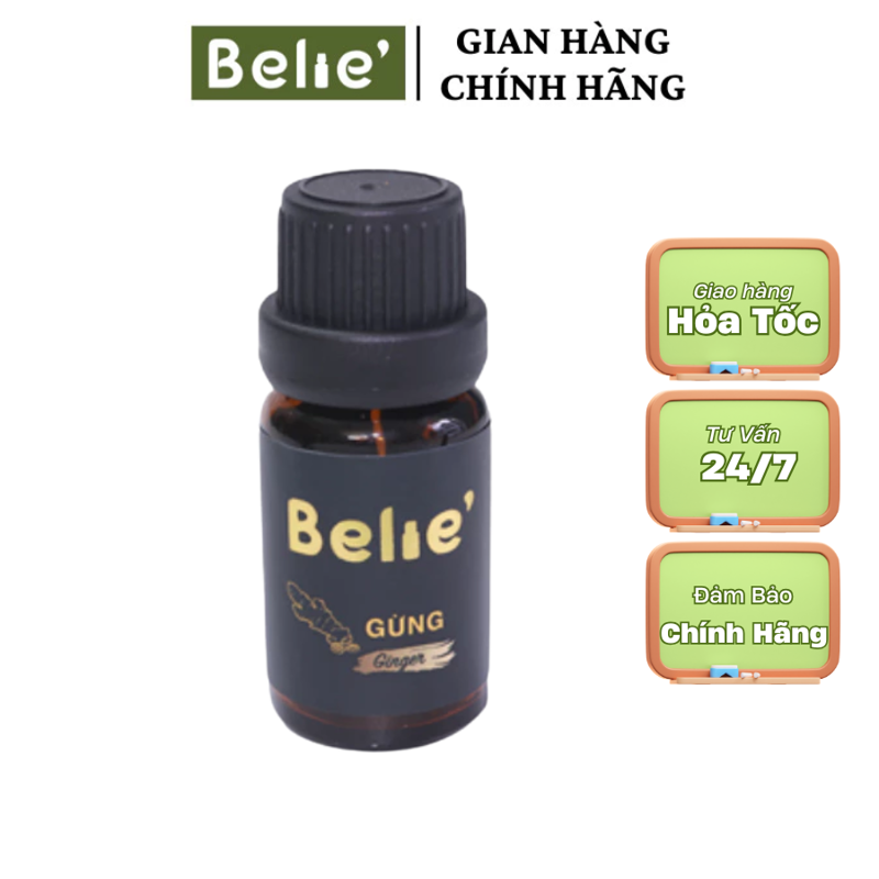 Tinh dầu Gừng (Ginger) Belie nguyên chất